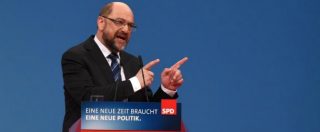 Copertina di Germania, socialdemocratici dicono sì alla Grosse Koalition: vince la linea Schulz. Ora i negoziati con l’Unione di Merkel