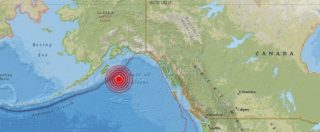 Copertina di Alaska, terremoto di magnitudo 7.9. Rientrata l’allerta tsunami sulle coste del Canada e degli Stati Uniti
