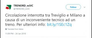 Milano, treno deraglia a Pioltello: per Trenord è “inconveniente tecnico”. I commenti: “Vergogna”