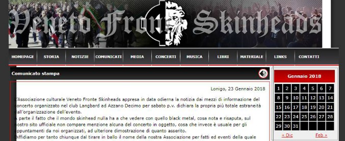 Veneto Fronte Skinheads, 30 anni di ideologia: dalla lotta al “mondialismo capitalista” alle celebrazioni dei gerarchi