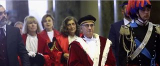 Copertina di Anno giudiziario, da Milano e Palermo critiche alla riforma sulle intercettazioni: “Limita le indagini” e “crea difficoltà”