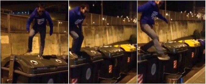 Copertina di Il parkur non è il vostro forte? Non fate come questo tizio. Potreste rimediare una dolorosa figuraccia