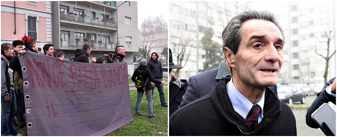 Copertina di Lombardia, contestazioni al candidato della Lega Fontana: salta la visita al centro sociale Lambretta