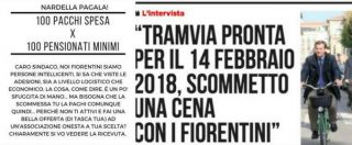 Copertina di Firenze, Nardella disse: “Tramvia pronta entro il 14 febbraio 2018. Scommetto una cena”. E ora i fiorentini la pretendono