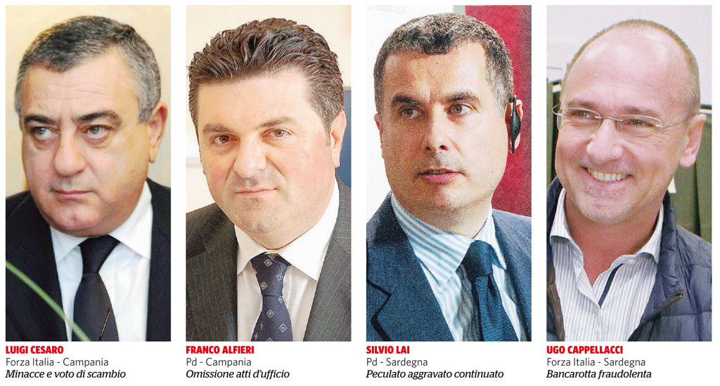 L’assalto degli indagati: record di FI, ma il Pd si difende bene