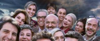 Copertina di Sanremo 2018, sul palco il cast del nuovo film di Muccino “A casa tutti bene”