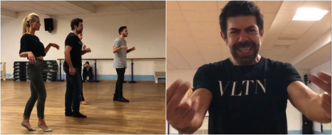 Copertina di Sanremo 2018, Hunziker e Favino: “Sub sube sube sube”. Ecco le prove del balletto