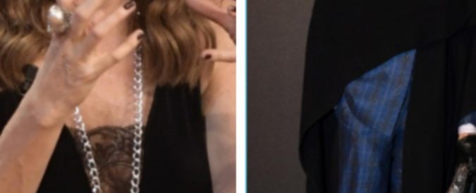 Sanremo 2018, Alba Parietti ed Enzo Miccio litigano sui look: “Vestiti come te sarebbero ridicoli”, “Ascolta bella, di pomeriggio ti vesti come a Capodanno”