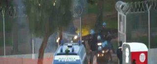 Copertina di No Tap, scontri con la polizia e lanci di pietre al cantiere di San Foca: tre feriti