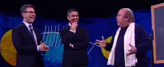 Copertina di L’irruzione di Oronzo Canà a Che tempo che fa: “Billy Costacurta! Ma porca puttena… ecco le tattiche di gioco”