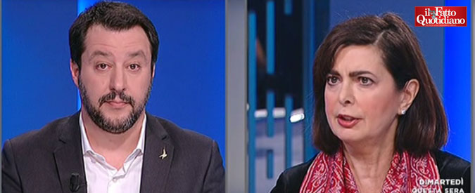 Copertina di Elezioni, Boldrini vs Salvini: “Ringrazi i migranti. Per lei sono galline dalle uova d’oro”