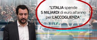 Copertina di Migranti, il fact checking di Sky Tg24: “Spesa per l’accoglienza? I numeri non sono quelli dichiarati da Salvini”