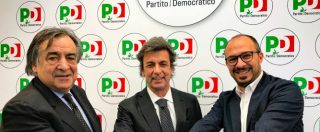 Copertina di Pd, l’ex berlusconiano Misuraca aderisce ai dem. Faraone: “Partito aperto”. Dissidenti: “Lui come doganiere di Troisi”