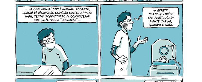 Copertina di Non è te che aspettavo, in una graphic novel la conquista dell’amore per una ‘bambina bacio’