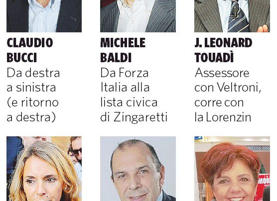 Riciclati, sorelle e vecchi ràs. Tutti in corsa per il Lazio Riciclati, sorelle e vecchi ràs. Tutti in corsa per il Lazio