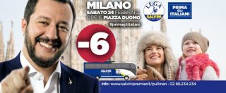 Copertina di Elezioni, la Lega scrive “Prima gli italiani” ma nei manifesti usa modelli stranieri