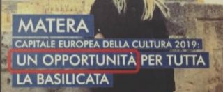Copertina di Francesca Barra e lo strafalcione sui manifesti di Matera capitale della cultura: “Un opportunità”. Scritto senza apostrofo