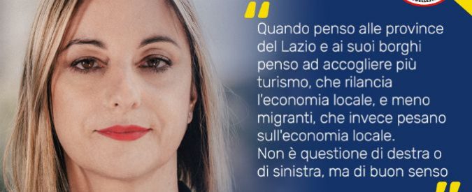 M5s, il manifesto della Lombardi: “Più turisti, meno migranti”. Poi su Facebook: “Di destra? Sono concreta”