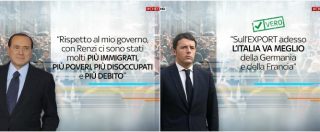 Copertina di Elezioni, quando i dati piegano la realtà. Renzi vs Berlusconi: “L’Italia? Sta meglio”, “No, peggio”. E hanno ragione entrambi
