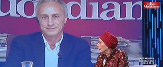 Copertina di Elezioni, Bonino a Travaglio: “La politica radicale è la mia passione”. E il direttore del Fatto elenca le sue contraddizioni