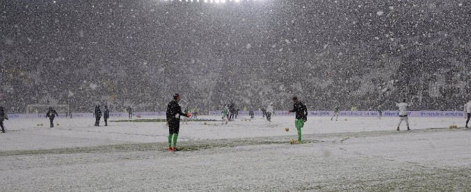 Juventus-Atalanta rinviata per neve. Marotta: “Non sarebbe vero spettacolo”