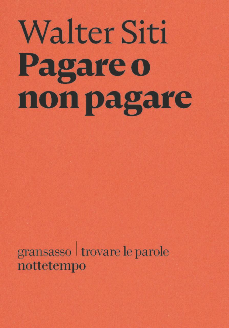 Copertina di Quando pagare era un piacere