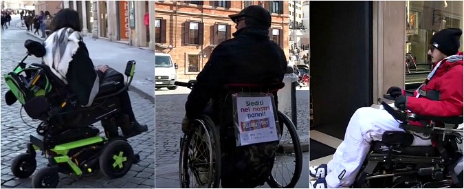 Copertina di Roma nei panni di un disabile, l’esperimento boccia le vie dello shopping. Quando una sedia a rotelle ti esclude