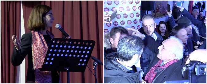 Copertina di “Boldrini, la dichiaro in arresto”. Irruzione di Pappalardo, il comizio finale della presidente della Camera finisce nel caos