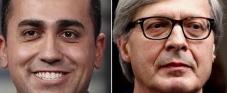 Copertina di Elezioni 2018, Luigi Di Maio batte Vittorio Sgarbi con il 63,4% dei voti. Lui: “Questa è terra di disperati”