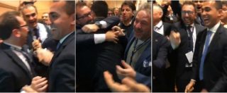 Copertina di M5S, arriva il dato della seconda proiezione, al quartier generale scoppia la gioia