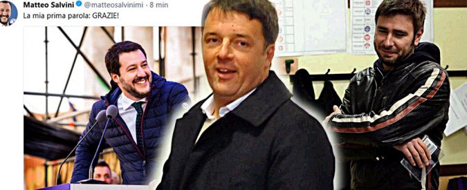 Elezioni, Di Battista: “Apoteosi. Dovranno parlare con noi”. Salvini: “La mia prima parola è grazie”. Martina: “Sconfitta netta”