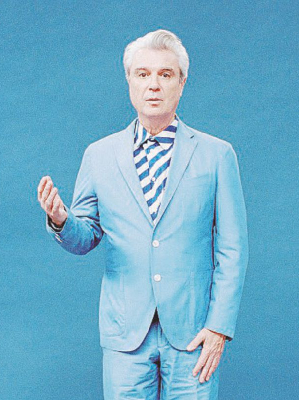 Copertina di David Byrne e il grandangolo di “Utopia”