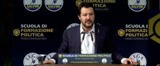 Copertina di Salvini contro i rosiconi: “Scalfari preferisce Di Maio? Grazie a Dio”. “Mi ha invitato Fazio: no grazie”