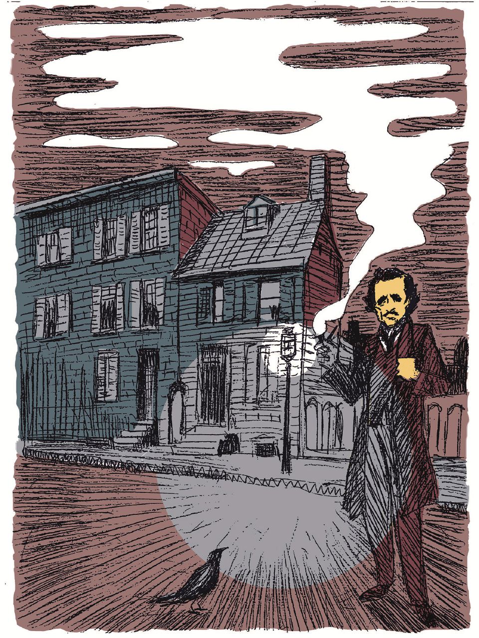 Copertina di Allan Poe, vita maledetta del maestro dell’horror