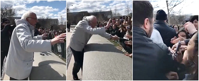 Copertina di La sinistra allontana i giovani? Non Bernie Sanders, accolto come una rock star dagli studenti radunati a Washington