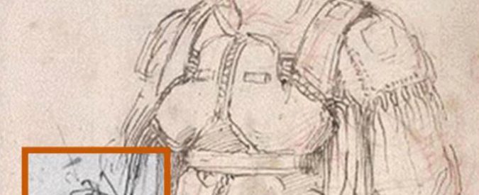 Michelangelo, scoperta una caricatura dell’artista nascosta in un suo disegno