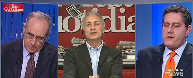 Copertina di Elezioni, Travaglio: “Berlusconi dice di farsi un 5 Stelle per amico? L’ultima volta che fece una battuta partì un bonifico”