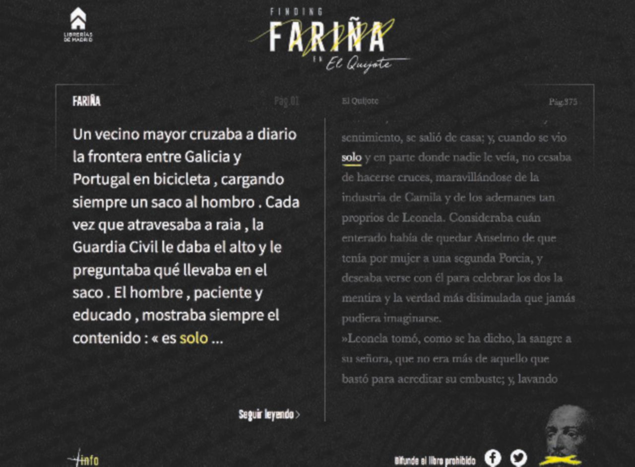 Copertina di Don Chisciotte “salva” il libro proibito