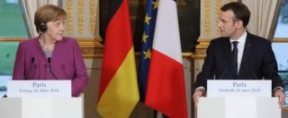 Copertina di Elezioni 2018, Macron-Merkel: “Le elezioni italiane hanno scosso il contesto europeo”. Rafforzato asse franco-tedesco