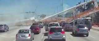 Copertina di Ponte collassato a Miami: in un video il momento esatto del crollo
