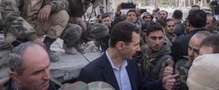 Copertina di Siria, Assad tra i militari sul fronte della Ghouta: ‘Sono gli eroi del nostro esercito’