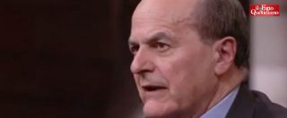 Copertina di Bersani: “Scalfari? Non devo chiedere scusa io, ma altri”. A M5s: “Non si allei con Lega, mucca nel corridoio è a destra”