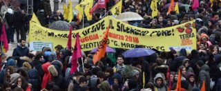Copertina di Foggia, in 40 mila alla marcia di Libera con don Ciotti: ‘Il 70% dei familiari delle vittime non conosce verità: non è possibile’