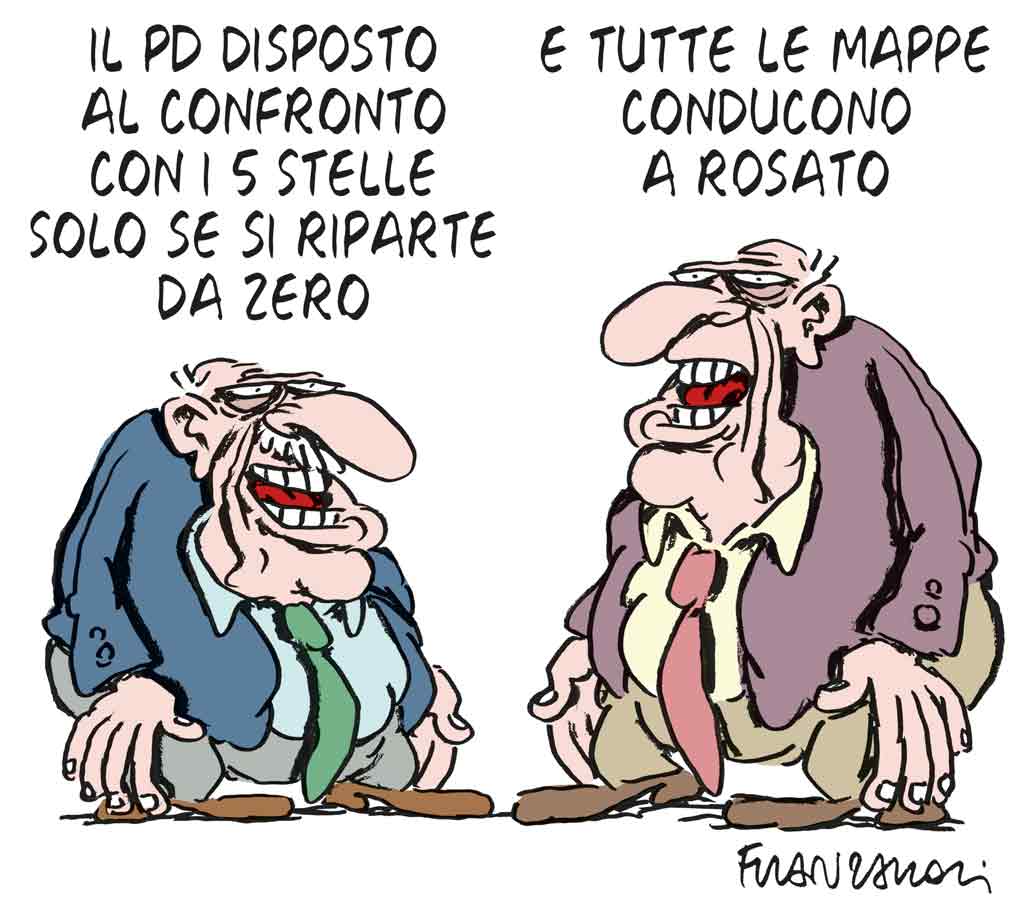 Copertina di La vignetta di Franzaroli