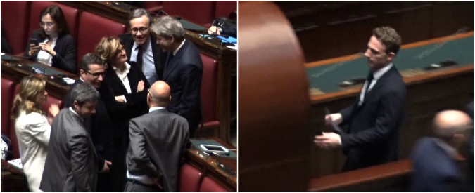 Copertina di Camera, la prima volta di Piero De Luca. Blitz in Aula di Gentiloni tra baci e abbracci