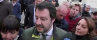 Copertina di Senato, Salvini è nervoso e sbotta davanti ai cronisti: “Che rottura di coglioni”