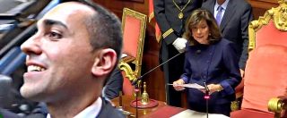 Copertina di M5s vota la turbo-berlusconiana Casellati al Senato. Di Maio e gli altri tra fughe e distinguo: “Non è patto col diavolo”