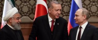Copertina di Siria. Putin, Erdogan e Rohani trattano per spartirsi il Paese in zone d’influenza