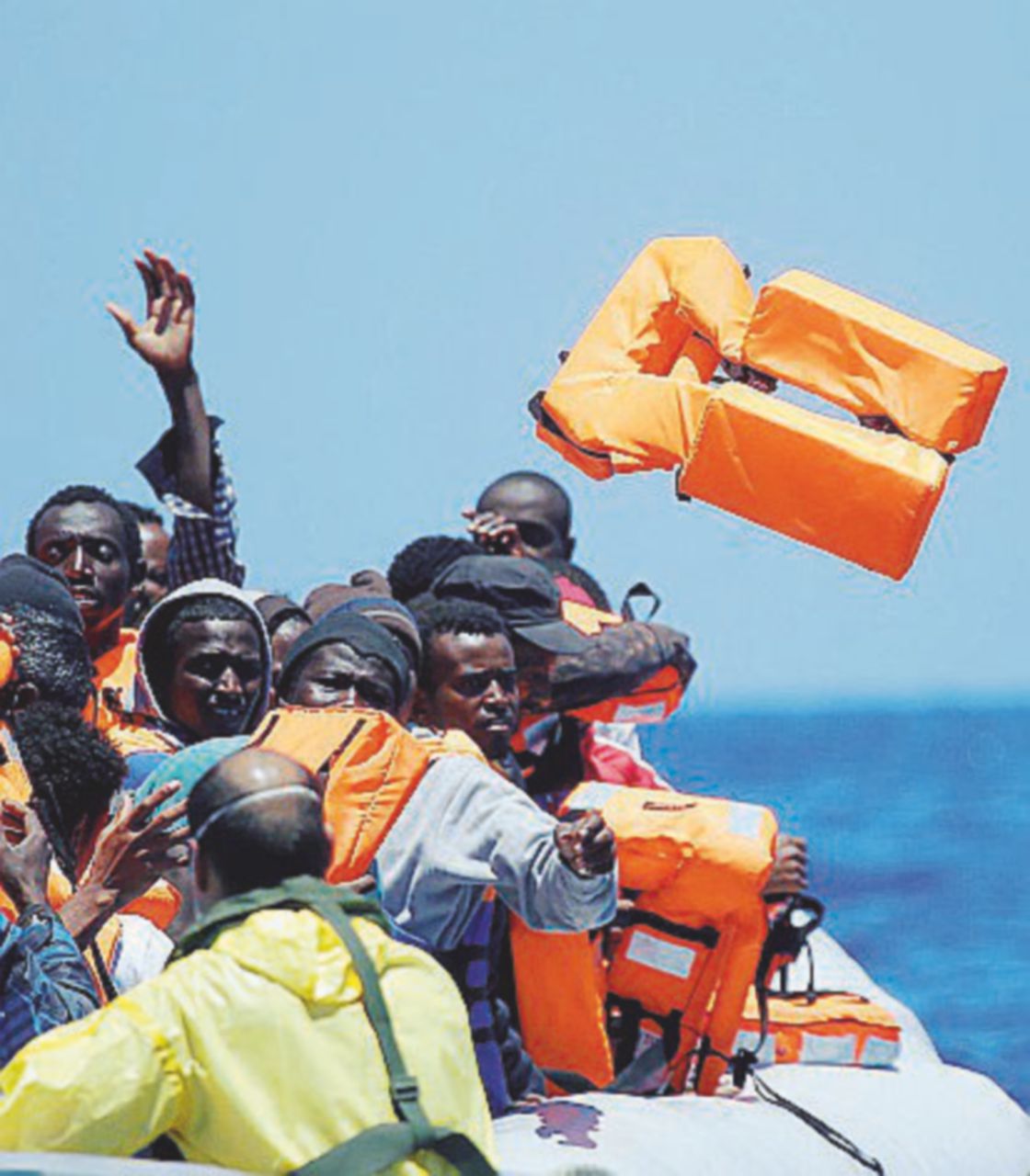Sbarchi in calo - Operazioni di soccorso nel Mediterraneo al largo delle coste libiche - LaPresse Più rimpatri e basta Dublino: tutti d’accordo su queste misure