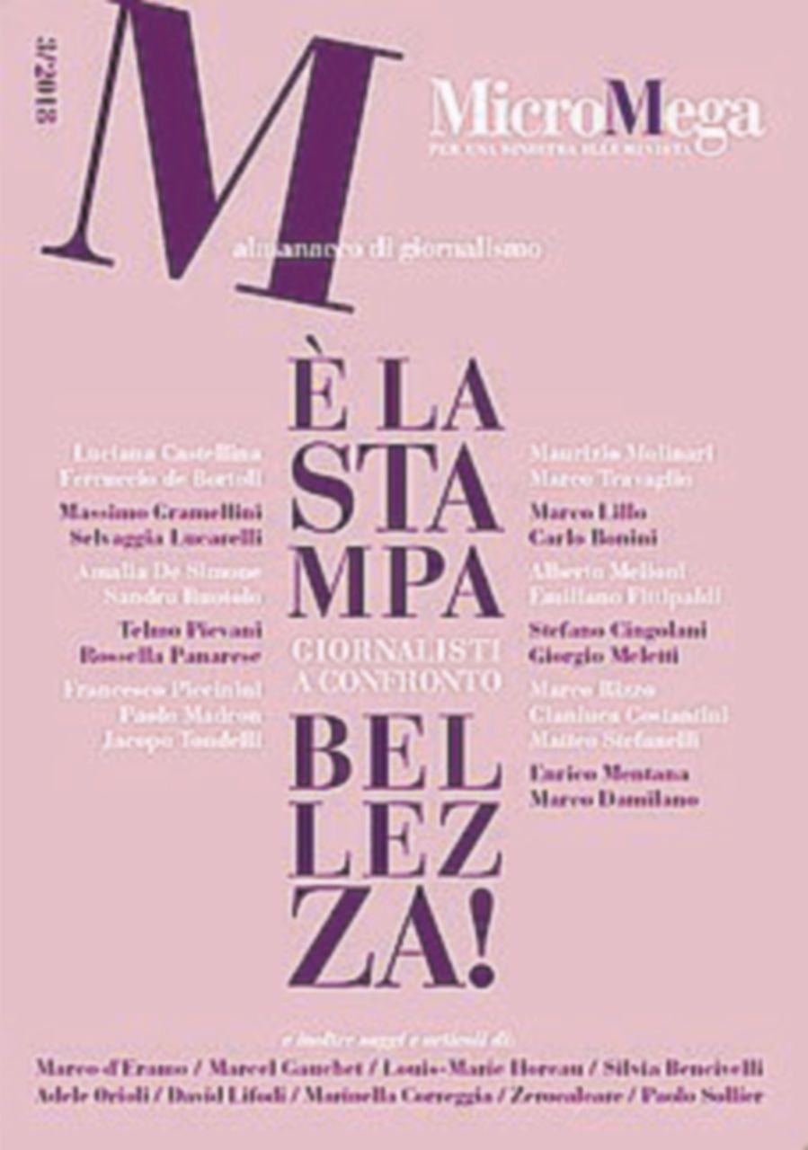 Copertina di MicroMega, a Roma si presenta il volume sullo stato dei giornali